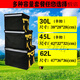 After-travel take-out box, food delivery box, vehicle-mounted commercial stall refrigerated, locked, waterproof rider equipment, crowd-sourced insulated box, 62-liter box (large capacity/suitable for full-time riders), package four, bracket + pad + partition + vehicle rack