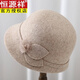 Hengyuanxiang autumn and winter middle-aged and elderly hats for women and mothers woolen hats thickened and warm for the elderly grandma and old lady hats dark khaki one size adjustable