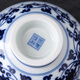 Jingdezhen (jdz) ceramic tea cup, hand-painted blue and white master cup, Chinese style collection, lotus root, pressed hand cup, high-end gift for elders and friends