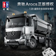 Double Eagle Mercedes-Benz authorized dump truck electric model remote control engineering car alloy toy children's gift E590 Mercedes-Benz dump truck official standard