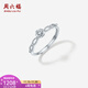 Saturday Fortune (ZLF) PT950 platinum ring for women, elegant and simple rose ring for girlfriend, gift for girlfriend, size 10-2.47g