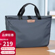 Golf GOLF business briefcase men's casual large-capacity handbag can hold 14-inch laptop bag fashionable multi-functional shoulder crossbody bag 6J679424J gray