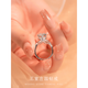 DR Royal Manor Moissanite Diamond Ring Platinum Ring Luxury Wedding Ring Wedding Diamond Ring for Girlfriend Royal Manor - 1 Carat - US Size 6 Hong Kong No. 12-13