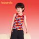 Balabala balaOne Balabala children's clothing children's underwear for boys and girls 2025 new spring 2-piece base vest red and blue tone 00368 90