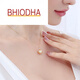 Bhiodha Nanzhu family drop-shaped Nanyang gold bead pendant gold classic simple style for girlfriend 100-110mm
