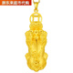 Fat Donglai's classic 999 pure gold-wrapped silver Pixiu pendant as a holiday gift for lovers, men and women, gold