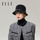 ELLE 100% wool hat for women, elegant and high-end hat for women in autumn and winter, gift for mother