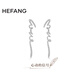 HEFANG HE FANG JEWELRY LOVE long earrings earrings for women light luxury high-end birthday gift for girlfriend silver