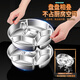 I VE316L stainless steel divided plate for kitchen onion, ginger and garlic ingredients divided plate for deepening hot pot side dish tray. Upgraded and thickened 316L all-steel-five-compartment plate for food preparation-dipping-separating-food supplement-steaming tray.