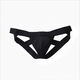 Gay men's thong sexy insertable single c-string underwear fun sexy passionate male attack 01 black sd two styles with different sizes M