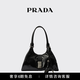 PRADA/Prada gift women's medium calf leather tote bag black-new style