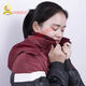 Down jacket collar protector detachable threaded warm fake collar no-wash replaceable collar upgraded khaki thread