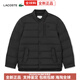 LACOSTE French crocodile men's autumn and winter solid color fashionable comfortable warm cotton jacket BH2383 031/black M 48 /170