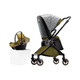 DearMom Ximojinger Lightweight Two-way High View Stroller Stroller Can Sit and Lie Folding Sugu Green Beanie Blanket + Ice Mat + Mosquito Net