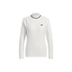 Adidas Two-In-One Polo Shirt And Vest Colorblock Two-In-One Long Sleeve Sweater Women's White S