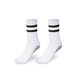 Weightlifting yoga socks non-slip women's mid-calf running sports socks Pilates training fitness socks moonlight white