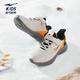 Hongxing Erke (ERKE) children's shoes, boys and girls, cotton-padded running shoes, children's medium and large children's warm cotton shoes, Cangye gray/black/beeswax orange 38