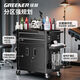 GREENER Tattoo Workbench Drawer-type Movable Tool Trolley Tool Cabinet Hairdressing Tool Holder Table Tool Trolley Large Double Drawing Rock Shadow Black Silent Slide + Anti-Slip Pad + Hook