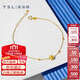 Xie Ruilin (TSL) 18K cat eye bead geometric bracelet for women BE539