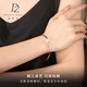 Duozun pt950 genuine pure platinum bracelet for women, platinum bracelet, secret word bracelet, versatile high-end bracelet, gift. The specific quantity is subject to the weight of the shipment. More refunds or less compensation.