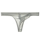 JUNYEON men's underwear ultra-thin mesh transparent thong elephant trunk bullet separated see-through white M