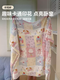 Yusenyi Cartoon Milk Velvet Blanket Children's Sofa Blanket Office Nap Coral Velvet Throw Blanket Summer Small Air Conditioning Blanket GT Overalls Kitten 70*100 Single Throw Blanket