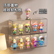 KAMAN front-door blind box storage display rack wall-mounted Bubble Mart star figure box transparent dust-proof display cabinet double-door dust-proof/wall-mounted/can be stacked 1 piece