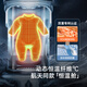 英氏（YEEHOO）夹棉连体衣动态恒温婴儿衣服秋冬保暖新生儿衣服精梳棉宝宝爬服