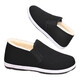 Winter old Beijing cotton shoes for men 2025 velvet thickened non-slip middle-aged and elderly warm casual walking shoes black 41
