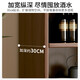 Zhong Zhang Gui solid wood ecological board wine cabinet wall-mounted living room storage display cabinet commercial wine rack 2024 new home new Chinese style door-to-door delivery thickened 15mm plate 140cm-log