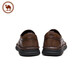 Camel casual leather shoes men's business cow leather soft sole comfortable slip-on men's shoes P15A297013 light brown 42