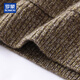 ROMON 100% pure wool sweater for men in autumn and winter new casual real pocket sweater for men with buttons knitted cardigan jacket for men