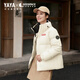 Yaya and Sun Yingsha's same style 3.0 Time and Space Daoyu Series Couple's Windproof Winter Qiji Red Short Down Jacket