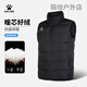 KELME Karlmei Vest Children's Cotton Clothing Men's and Women's Football Vest Thickened Vest Jacket Autumn and Winter Training Waistcoat 3001 Black 120