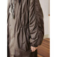 OCTOPUSME Octopus Home 10/31 New at 20:00, long windbreaker style cotton coat for women, gray coffee color M