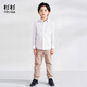 Shanshan boys' shirts long-sleeved children's white shirts for girls autumn and winter primary school uniforms performance clothes white 120