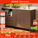 Quanyou Home New Chinese sideboard wine cabinet living room home entrance cabinet kitchen tableware storage storage locker cupboard