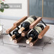The middle shopkeeper's light luxury red wine rack and wine storage. Diamond-shaped sapele wood wine rack. Simple and modern hundred-grid wine cellar design. 2X1 grid diamond-235mm-sapele wood.