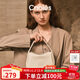 Cnoles Yunting bag women's 2025 latest model cowhide women's crossbody bag niche high-end white bag