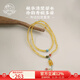 Potala Palace Pixiu Beeswax Multi-circle Bracelet Duobao South Red Sea Pattern Stone Bracelet Simple Personalized Ball Bead Chain Birthday Gift Beeswax Bracelet