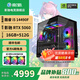 GALAX family bucket sea view room i5 12600KF/14600KF/RTX5060/5060Ti design live game e-sports delta assembly computer DIY assembly machine desktop configuration two 14490F box package +5060