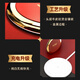 MINE cross-border gift mirror LED mirror smart makeup mirror portable mirror handheld beauty mirror red