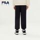 FILA【抗菌功能】斐乐儿童童装2025年冬季男童中大童加绒长裤