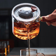 Nan Ruoying side handle glass teapot high temperature resistant teapot single pot filter kungfu tea set side handle solid wood teapot 550ml