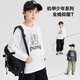 Zuoxi Boys T-shirt Long Sleeve Children's Pure Cotton Spring and Autumn Clothing 2025 New Boys and Older Children's Bottoming Shirt Top Gray 150