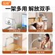 Crowne all-alloy 3-arm tablet phone holder desktop dedicated bed iPad2025 new cantilever 360-degree rotation adjustment multi-functional lazy person adjustable bedside support frame universal a full alloy 3-arm rotating belt beep beep beep - can be 3