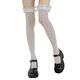 Lace stockings for women, Korean version, thin, knee-high socks, knee-high lace black