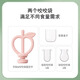 MOYUUM apple bite bag baby eating fruit food supplement baby fruit and vegetable bite play molar tool silicone teether apple green 1 pack