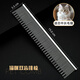 Le Maojiang pet comb to remove floating hair and open knots, British short and long hair cat and dog comb, long and short needle double tooth row comb, silver double tooth cat comb length 19cm (medium and long hair cats)