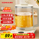 KONKA health pot, tea kettle, decocting medicine kettle, 1.8L glass insulation boiling water kettle, electric kettle, mini glass tea kettle KYSH-1836E-W